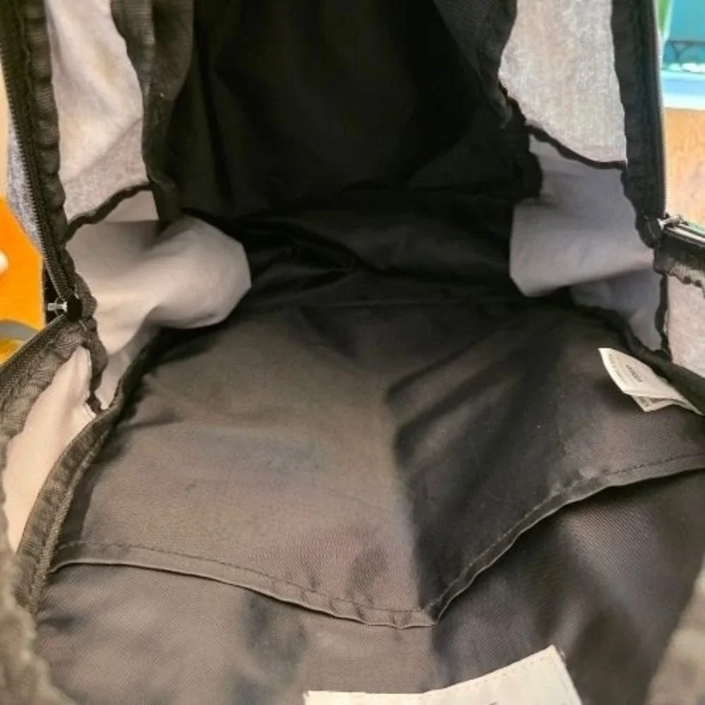 Adidas Grey Classic Backpack with Clip-on Pouch 980594-D‎ 2 Zipper Laptop Pocket